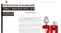 Desktop Screenshot of apartheidweek.org